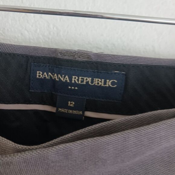 Banana Republic gray stretch pants size 12 - Picture 5 of 7